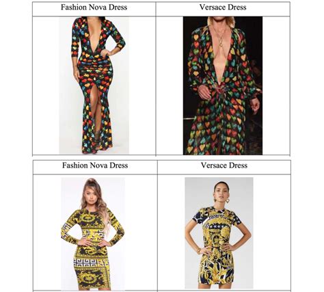 fashion nova dupe versace|Versace, Fashion Nova sew up dress copying dispute shortly .